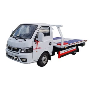 Camión de Rescate en Carretera Dongfeng Pequeño de 3 Toneladas, Grúa de Plataforma Plana, Grúa de Remolque de 2 Toneladas para Transporte de Automóviles - Product Image 1