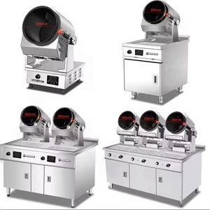 Máquina Automática para Saltear Alimentos, Robot Cocinero de Arroz Frito Giratorio a Gas para Uso en Cocinas de Restaurantes - Product Image 2