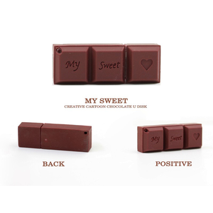 Memoria USB 2.0 con Forma de Chocolate, Regalo Romántico con Logotipo Personalizado, 8GB 16GB 32GB 64GB 3.0, Pendrive de Plástico - Product Image 4
