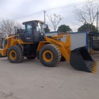 Chargeuse sur pneus 856H de 5 tonnes avec moteur et pompe, modèle 2025 pour travaux de terrassement et de construction