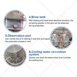 ORME Raffinerie d'huile d'arachide à petite échelle Mini machine de désacidification d'huile de tournesol et de son de riz - Product Image 5