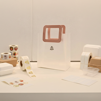 Étiquette personnalisée pour boulangerie, impression sur vinyle imperméable, autocollant alimentaire en feuille d'or pour emballage de gâteaux et desserts