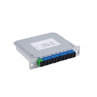 Répartiteur PLC de type cassette Lenew FTTH à fibre optique SC 1x8 LGX