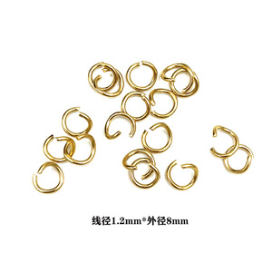 โซ่สแตนเลสสีทองแบบเปิด ขนาด 1 เมตร สำหรับทำจี้สร้อยคอ - Product Image 5