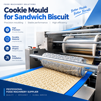 Machine à fabriquer des biscuits à haute productivité, ligne de production de biscuits personnalisable pour le traitement de la pâte et des noix, pour les boulangeries