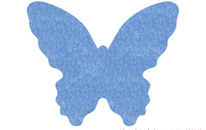 Pizarra de Corcho Grande con Adhesivos de Fieltro 3D de Mariposas Decorativas, Diseño Profesional y Lindo - Product Image 4