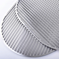 Filter Disc Kawat Sinter Baja Tahan Karat 5 Mikron OEM Kustom, Dapat Digunakan Kembali, untuk Filtrasi Udara dan Oli Tekanan Tinggi, Industri Kimia