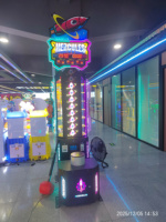 Mesin Game Arcade Tinju Elong Indoor yang Dioperasikan dengan Koin/Uang Kertas, Garansi 1 Tahun, Bahasa Inggris, Konektivitas RF Metalik