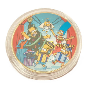 Moneda Conmemorativa de Anime Japonés Personalizada al por Mayor del Fabricante, Moneda de Oro de los <span class=keywords><strong>Simpson</strong></span>, Personaje de Dibujos Animados, Chapada en Oro de 24K - Product Image 6