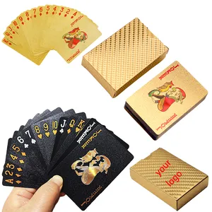 بطاقات بوكر تخطيط مخصص للكازينو لعبة البوكر طاولة لعب بطاقات Jogo De Baralho Pokerkarte Cartes jouer تخصيص البلاستيك PVC