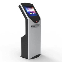 Système de gestion des files d'attente intérieures personnalisable multilingue avec billets de file d'attente intelligents à écran tactile et logo personnalisé