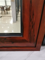 Haute sécurité ouragan impact aluminium grandes fenêtres coulissantes double couche verre épaissi maison fenêtre coulissante
