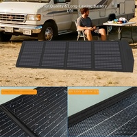 Meilleure vente transfrontalière : Kit de charge portable pliable pour la production d'énergie photovoltaïque, panneau solaire 100W à 23% d'efficacité pour la maison
