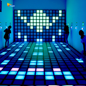 Sàn là Dung Nham nhảy lưới dẫn sàn Trò chơi kích hoạt gạch tương tác với đèn Pixel cảm biến lưới lớn - Product Image 1