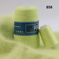 COOMAMUU Plüschiges Edles Nerz-Kaschmir-Garn 100G Spulen für Handstrickerei Damen Pullover Strickjacke Extra Weich Flauschig Warm
