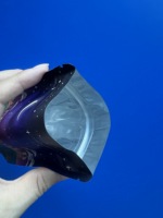 Sachets refermables mats en plastique de qualité alimentaire, imprimés sur mesure, avec fermeture éclair, pour biscuits, gâteaux et aliments secs