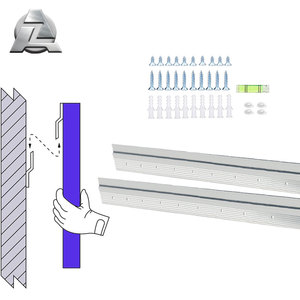 Pince en alliage d'aluminium extrudé pince z taquet français pince de support de barre z - Product Image 1