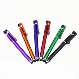 Bolígrafo Promocional Económico con Logotipo Personalizado, 0.5 mm, Plástico, con Soporte para Teléfono y Código QR para Oficina - Product Image 1