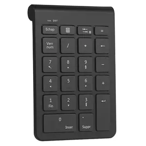 B038 Dijual Langsung Oleh Pabrik 2.4G Keypad Numerik Nirkabel Kecil 22 Tombol Keyboard Digital Mini untuk Desktop Bank Pinpad