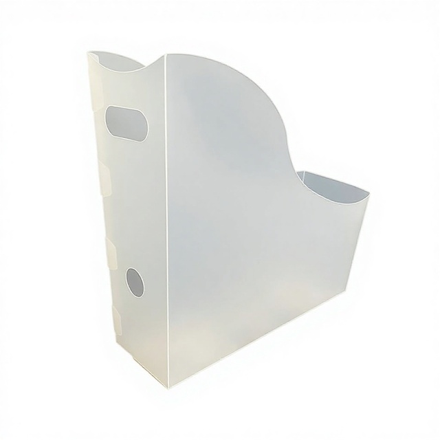 PP Plastic Transparent Frosted Creative Minimalist File Rack & Column for Office Storage