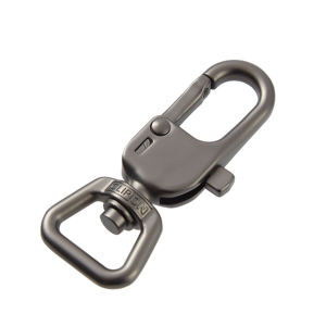 คลิปหนีบโลหะแบบหมุนล็อคอัตโนมัติ รุ่น AK211T-M-017-MGM ได้รับสิทธิบัตร US/EU แข็งแรงสูง เหมาะสำหรับผลิตภัณฑ์กลางแจ้ง ปลอกคอสัตว์เลี้ยง - Product Image 2