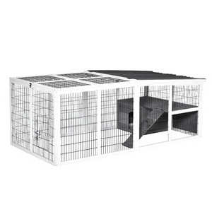 Venta caliente mascota conejo corriendo Hutch diseño personalizado conejo casa fábrica - Product Image 4