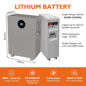 แบตเตอรี่โซลาร์ 48V 280Ah 300Ah ชุดแบตเตอรี่พลังงานแสงอาทิตย์ 10kwh 14Kwh 15kwh ระบบพลังงานแสงอาทิตย์ 51.2V 280Ah LiFePO4 แบตเตอรี่เก็บพลังงาน - Product Image 2