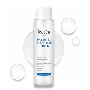 Tónico <span class=keywords><strong>Facial</strong></span> Multiactivos con Ácido Hialurónico, Pantenol, Ceramida, Péptidos y Colágeno, Hidratante Profundo para el Cuidado de la <span class=keywords><strong>Piel</strong></span>, 6.76 fl.oz, OEM ODM - Product Image 1