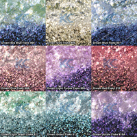 Perles Diamants Pigment Cosmétiques Naturel Mica Flocons De Verre Poudre pour Résine Peinture Arts et Artisanat Nail Art DIY Décoration