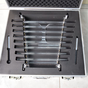 Son plus lumineux clair cristal de quartz cosmique harpe chantante 8 tubes instruments de guérison sonore harpe à quartz thérapie par le son - Product Image 5