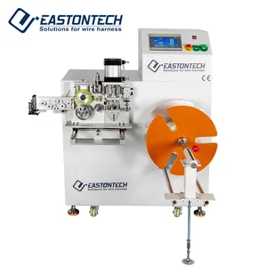 EW-20S-4 Fully Automatic Rewinding Electric High-voltage Wire Shielding Mesh Cutting Machine For Automotive Wire Harness