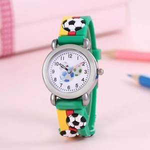 Nuevo reloj de cuarzo de estudiantes de fútbol de dibujos animados deportivos de color de moda para niños - Product Image 5