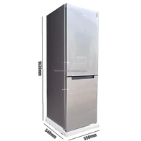 Réfrigérateur Samsung 321L Deux Portes pour Maison/Appartement, Réfrigérateur Encastrable Slim, Frais et Congélateur, Technologie Inverter
