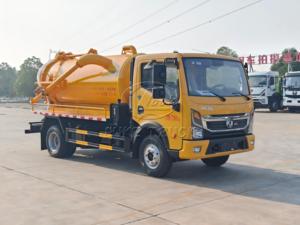Dongfeng Vacuum Sewage Truck Yuchai 155HP, 5m³ Heated Sewage Tank Optional Oil Circulation Vacuum Pump Suitable for Cold Regions - Product Image 4