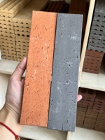 Brique réfractaire solide légère et mince en argile, tuile de parement isolante monobloc haute température pour la vente en gros