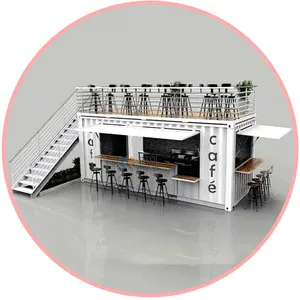 2024 300 Model Shipping Container Fast Food Restaurants Container Restaurant