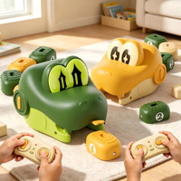 Jeu de serpent magnétique, jouet de serpent télécommandé, jeu de serpent lumineux interactif, jouet rechargeable par USB, jouet en ABS pour enfants de 3 ans et plus