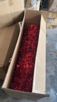 Guirlandes de noël en Pvc faites à la main, tapis de noël, rouleaux d'herbe, guirlande, guirlandes, tapis à motif led, lumière de paysage