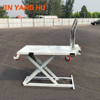 Chariot élévateur électrique hydraulique JING YANG HU, chariot à palettes, chariot à plateau pour transport à bord, chariot élévateur à ciseaux électrique