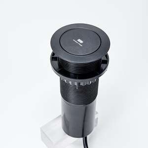 Enchufe de Cocina Hidráulico Emergente con 4 Tomas de Corriente Ocultas, 2 Puertos USB A+C de Carga Rápida y Carga Inalámbrica Superior - Product Image 2