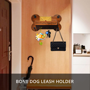 Llavero Madera Key Mail Holder Montado en la pared Estante de madera Montado en la pared Decoración para el hogar - Product Image 6