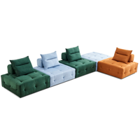 Canapé modulable à boucle de couleur personnalisable petit volume sous vide canapé modulable canapé de compression canapé pour le salon