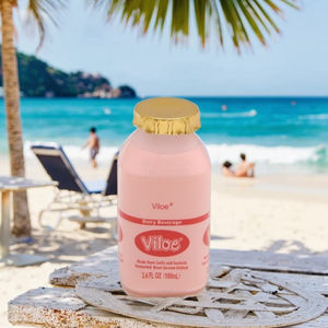 Boisson lactée fermentée aromatisée Viloe, boisson nutritive, 100 ml, saveur fraise-banane, durée de conservation de 10 mois - Product Image 2