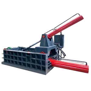 Scrap Metal Baler Machine Resource Recycling Metal Scrap Aluminum Metal Compactor