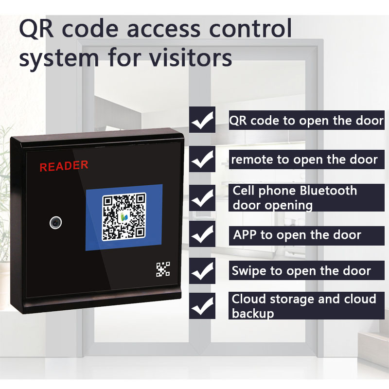 Cloud mutual barcode scanner mobile wifi access control device