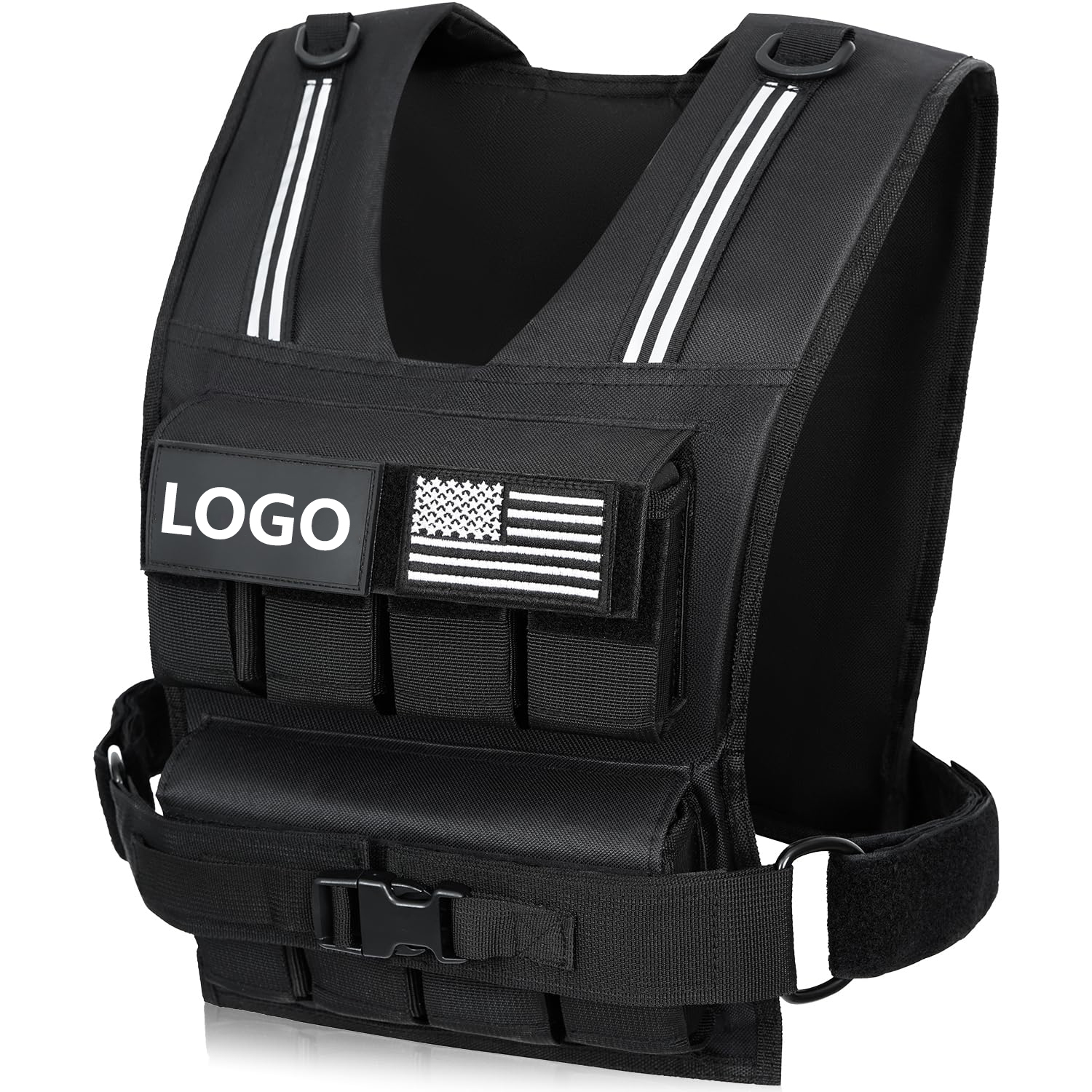 Multifunctional Adjustable Weighted Vest For Core Strength Training Weighted Exercise Tactical Weight Vest Fitness Training
