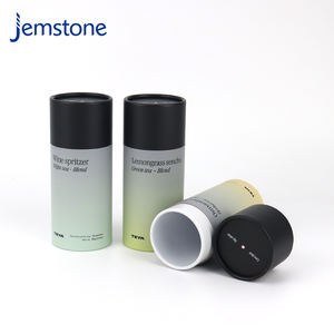 Custom Design Food Grade Packaging Recyclable Capsule Kraft Cardboard Coffee Beans Loose Tea Packaging <b>Protein</b> <b>Powder</b> Tube - Product Image 1