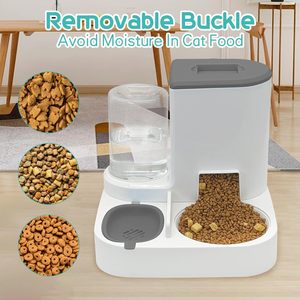 Nuevo Dispensador Automático de Agua y Comida para Perros y Gatos, Ecológico, Multifuncional, con Gravedad, para Interiores/Exteriores, para Animales Pequeños - Product Image 6