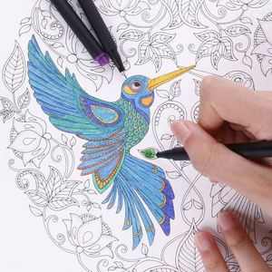 High Quality 0.4mm 100colors Non Toxic Water Based Ink Writing Drawing Art Marker - Product Image 2
