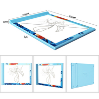Table Lumineuse LED Simple et Économique pour Animation, Planche à Dessin LED Dimmable pour Étudiants, Format A4